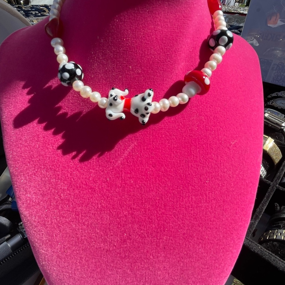 Dalmata Beaded Necklace
